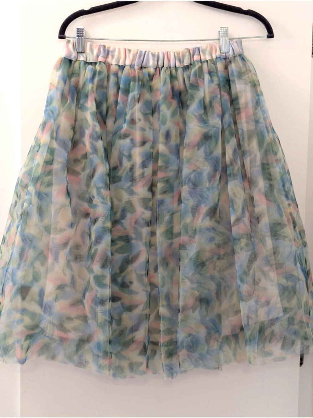 Disney Cinderella Lauren Conrad Tulle Skirt With Floral Pastel Print Size Small